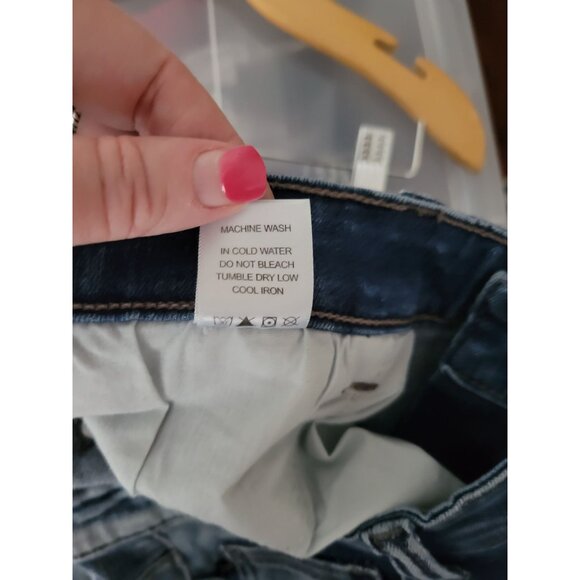 Judy Blue Los Angeles Skinny Fit Denim Blue Jeans size 15 - Picture 6 of 7